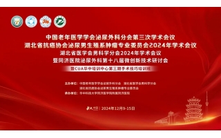 中國(guó)老年醫學學會泌尿外科分會第三次學術會議湖北省抗癌協會泌尿男生殖系腫瘤專業委員會2024年學術會議
